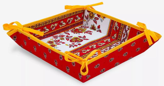 Provencal bread basket (Marat d'Avignon / Avignon. red)